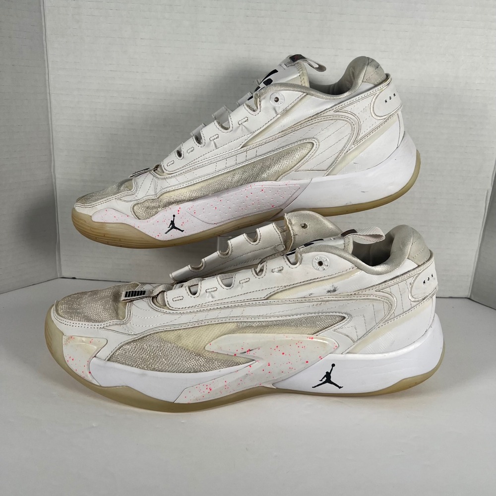 Jordan Luka 2‎ White Red Gum Non Desistas Non Exieris DX8733-106 Mens 13